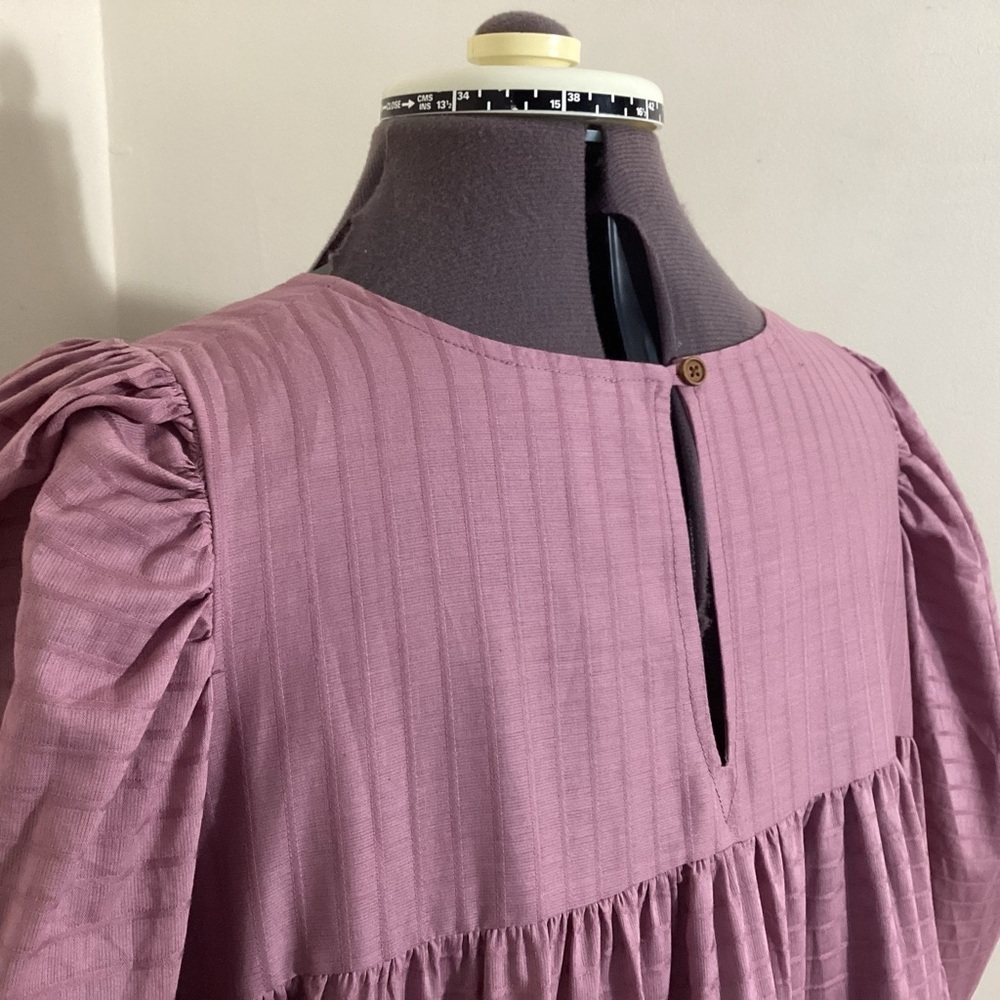 Summersalt The Tiered Mini Oversized Babydoll Dress Large - Picture 9 of 15